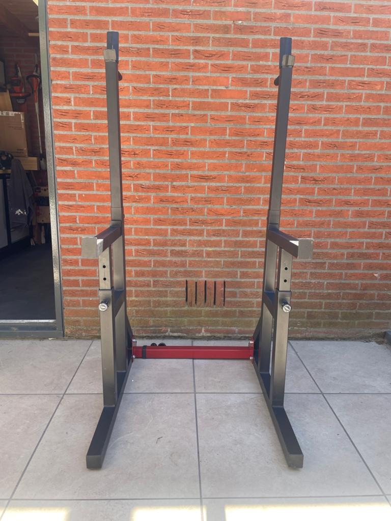 Multi squat rack van gorilla sports - uitstekende staat, Sport en Fitness, Fitnessmaterialen, Ophalen, Zo goed als nieuw, Benen
