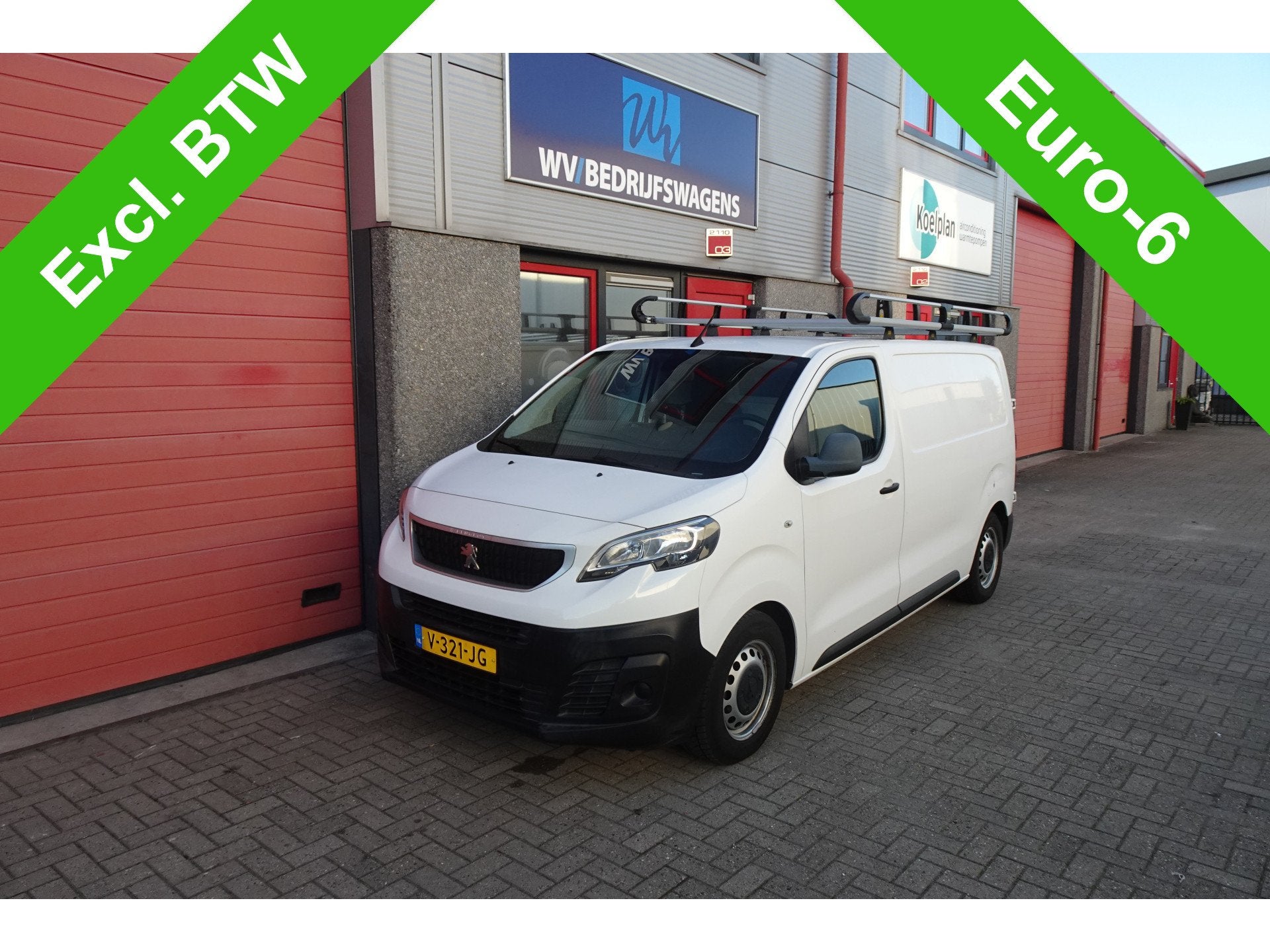 Peugeot Expert 226S 1.6 BlueHDI 95 Premium met imperiaal en, Voorwielaandrijving, Stof, Gebruikt, 4 cilinders