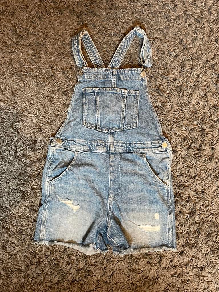 Tuinbroek h&m mt 140, Ophalen of Verzenden, Zo goed als nieuw, Meisje, Broek