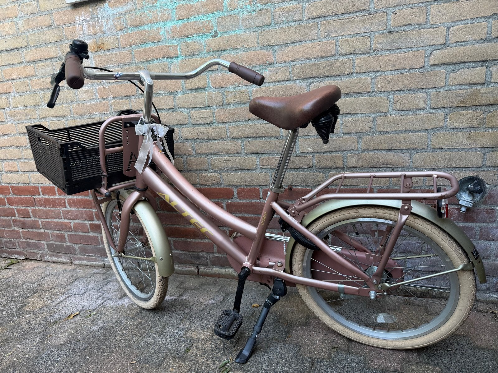 Altec Urban transportfiets - meisjes fiets kind rose roze, Ophalen, Zo goed als nieuw, 26 inch of meer