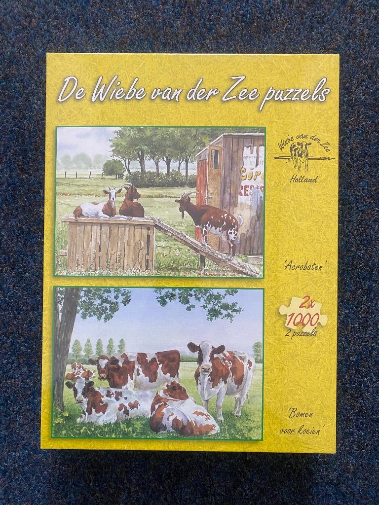 Puzzels Wiebe van der Zee 2 NIEUW, Ophalen of Verzenden, 500 t/m 1500 stukjes, Nieuw, Legpuzzel