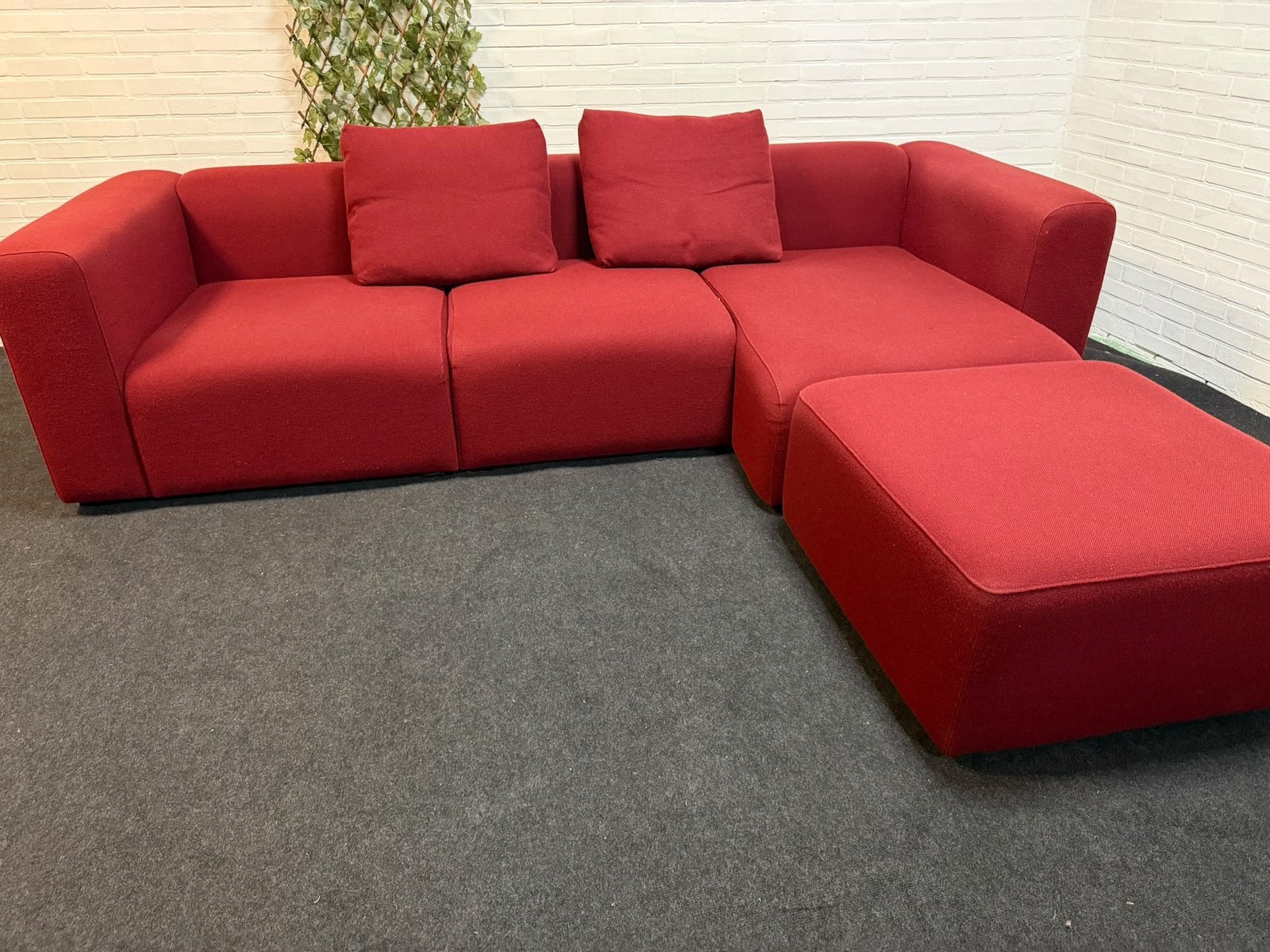Hay mags sofa - rood - Gratis Levering, Ophalen of Verzenden, Zo goed als nieuw
