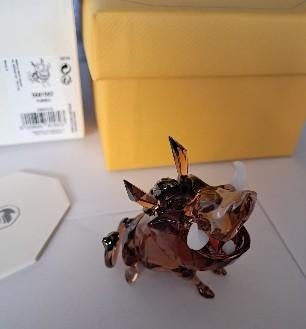 Swarovski Pumba van de leeuwenkoning Disney gekleurd, Ophalen of Verzenden, Nieuw, Figuurtje