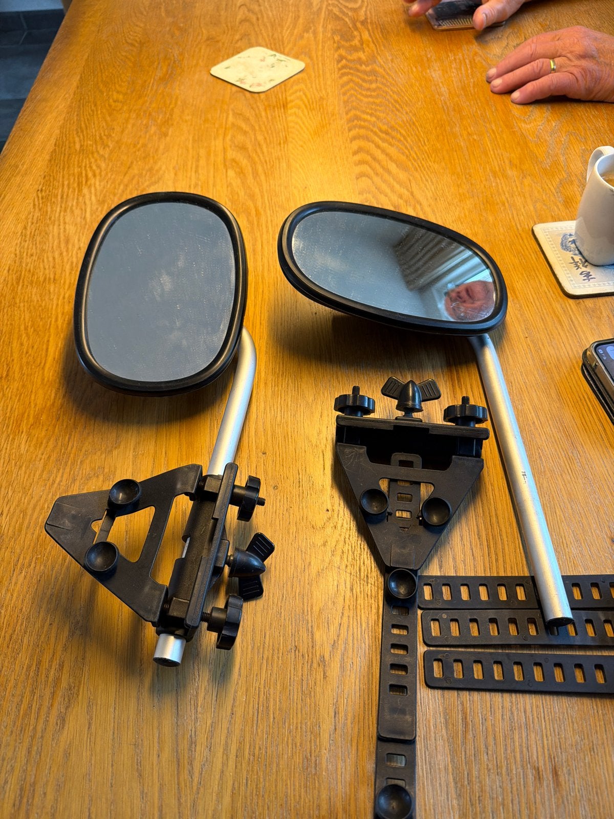 Caravan spiegels - set van 2, Ophalen, Gebruikt