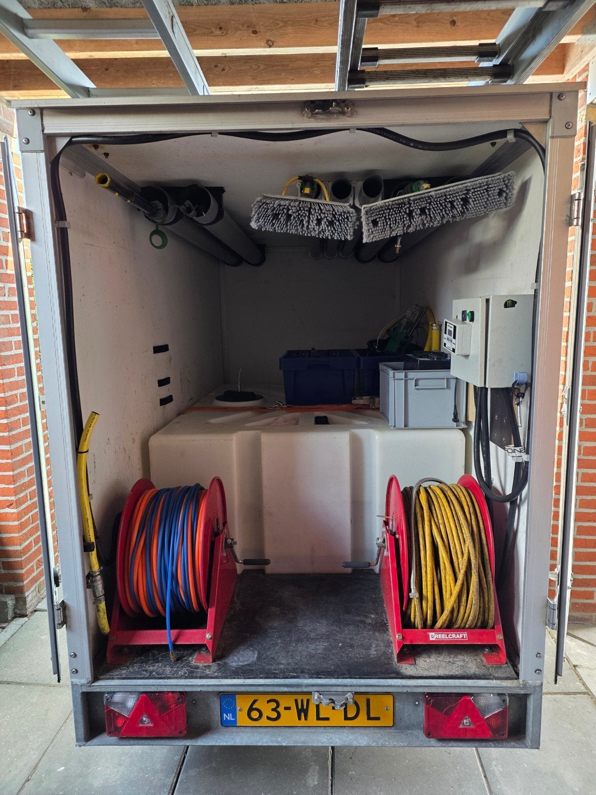Hapert aanhangwagen met telewash 2 persoons, Auto diversen, Ophalen, Gebruikt
