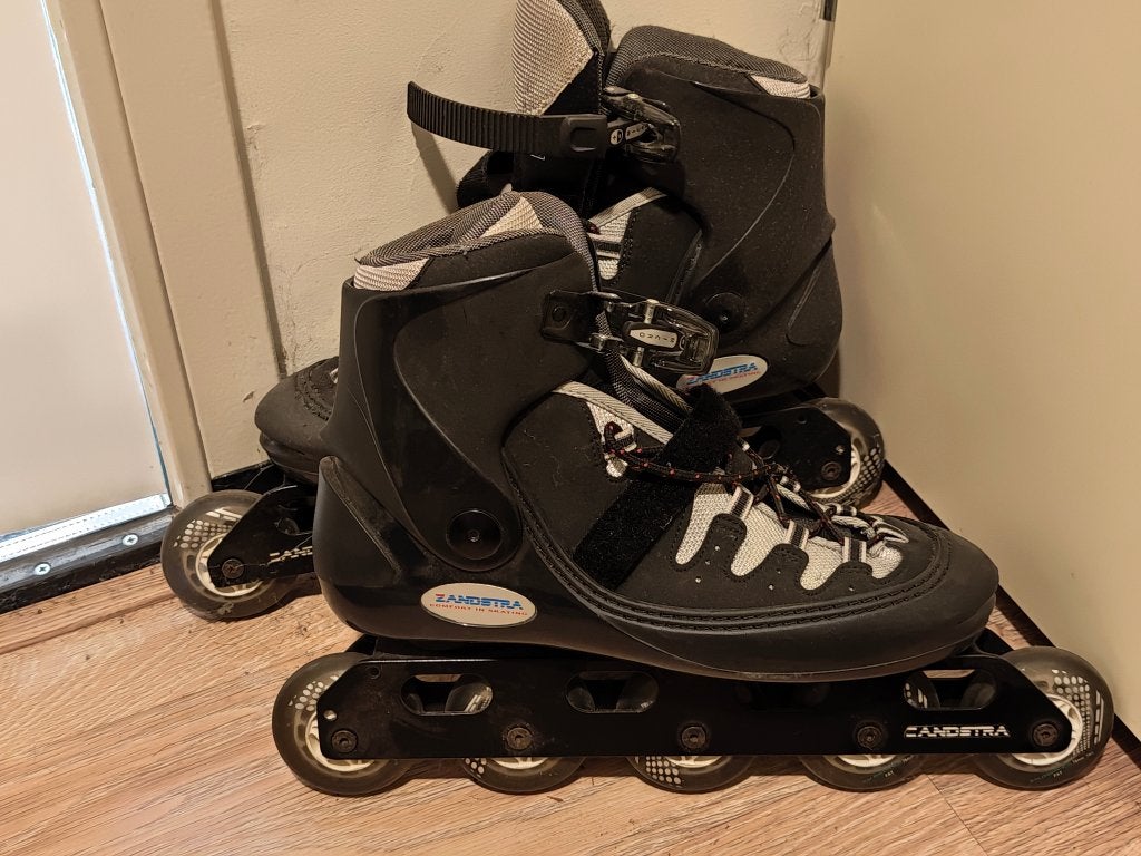 Zandstra inline skates noren +- mt 45, Inline skates 5 wielen, Heren, Zo goed als nieuw, Ophalen