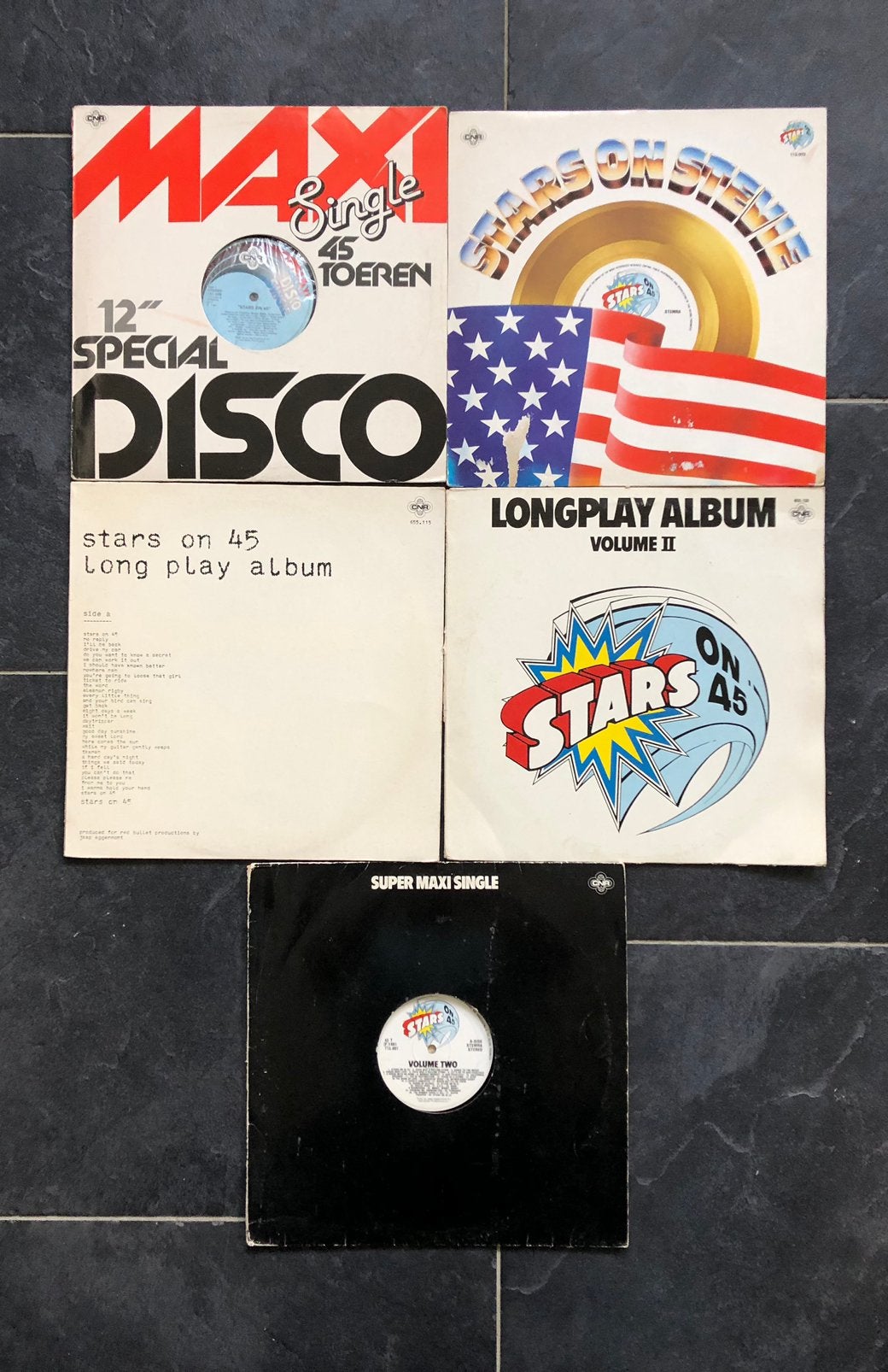 Stars on 45, lp’s 5 stuks, Cd's en Dvd's, Vinyl | Pop, Ophalen, Gebruikt, Overige formaten