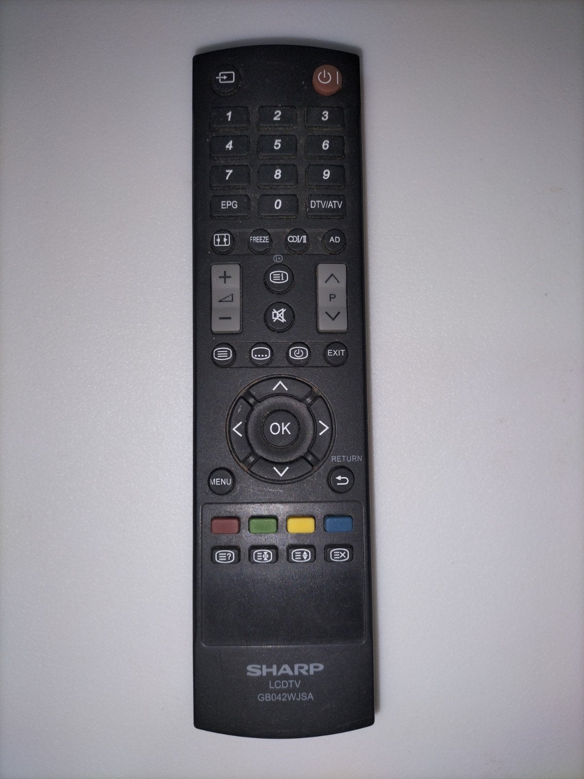 Sharp GB042WJSA Afstandsbediening voor LCD TV, Ophalen of Verzenden, Zo goed als nieuw, Origineel, Tv