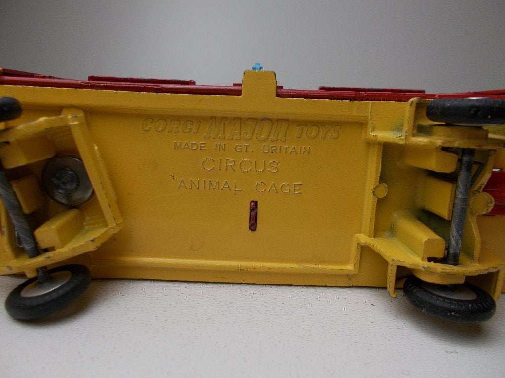 1962 Corgi MajorToys 1123 CHIPPERFIELDS ANIMAL CAGE (-F-), Ophalen of Verzenden, Zo goed als nieuw, Bus of Vrachtwagen, Corgi