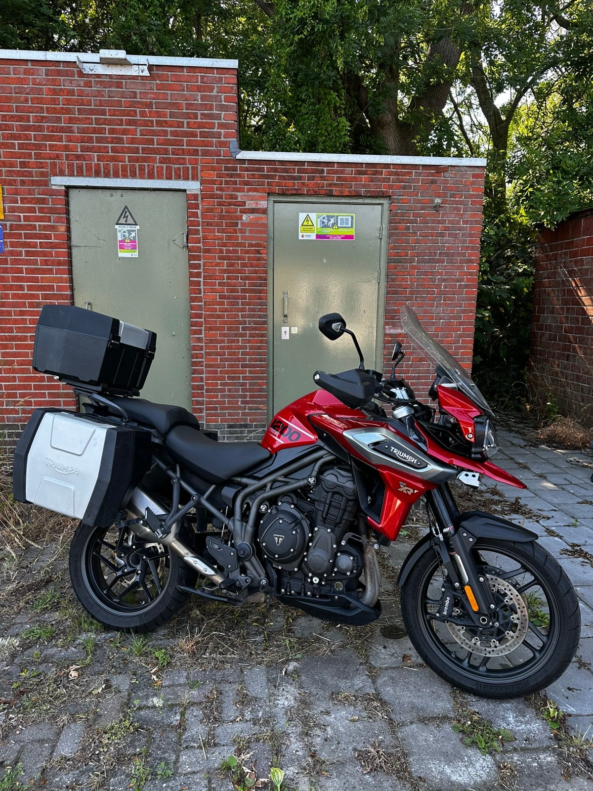 Triumph Tiger 1200 XRT 3 delige kofferset en arrow uitlaat., Particulier, Toermotor