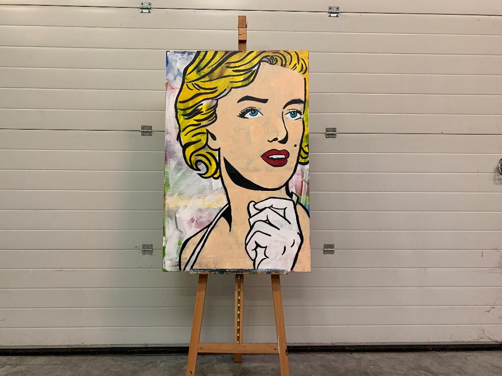 Schilderij Marilyn Monroe, Ophalen, Oorspronkelijke maker, Nieuw, Schilderij