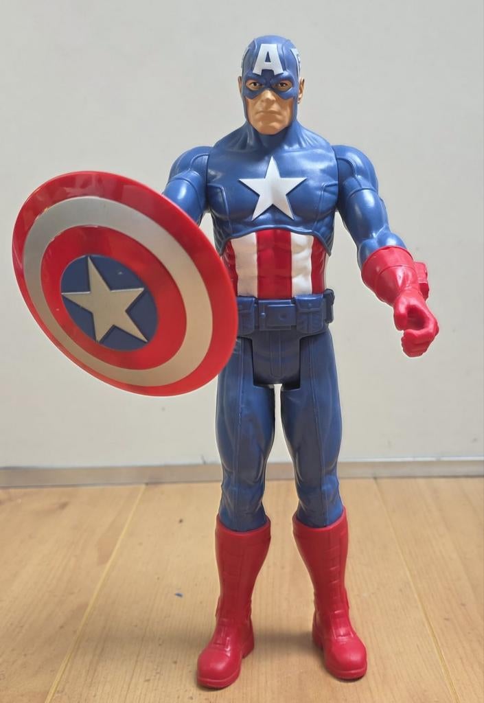 Marvel Avengers Captain America Hasbro Actiefiguur 30 cm, Ophalen of Verzenden, Zo goed als nieuw