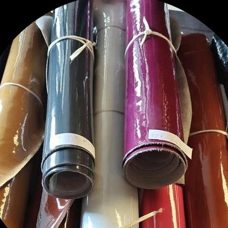 Rolletjes glans  leer a 10€ p/st, Ophalen, Leer of Kunstleer, Nieuw, 30 tot 120 cm