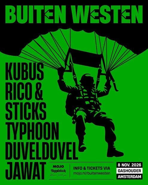 Buiten Westen zondag 8 nov Gashouder AMS, Tickets en Kaartjes, Concerten | R&B en Hiphop, Twee personen, November