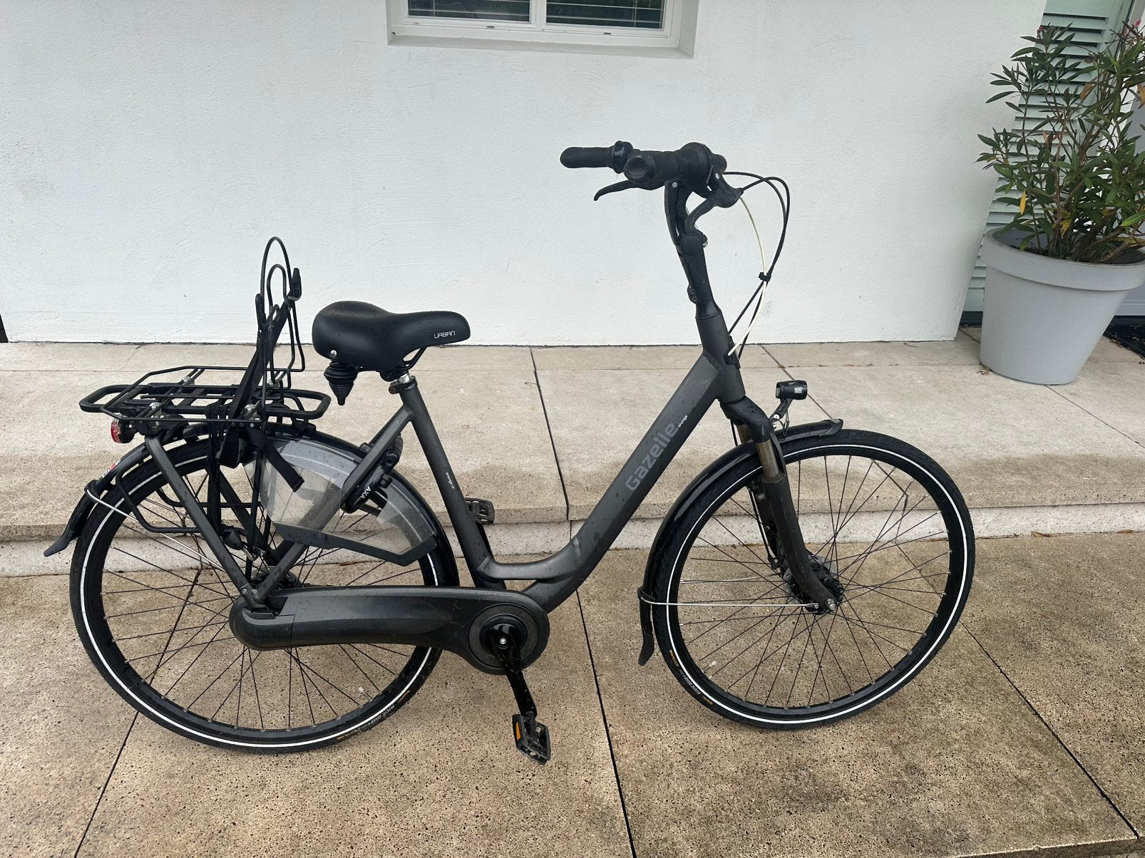 Gazelle orange 28inch H54 damesfiets net model met garantie, 53 tot 56 cm, Versnellingen, Zo goed als nieuw, Schijfrem