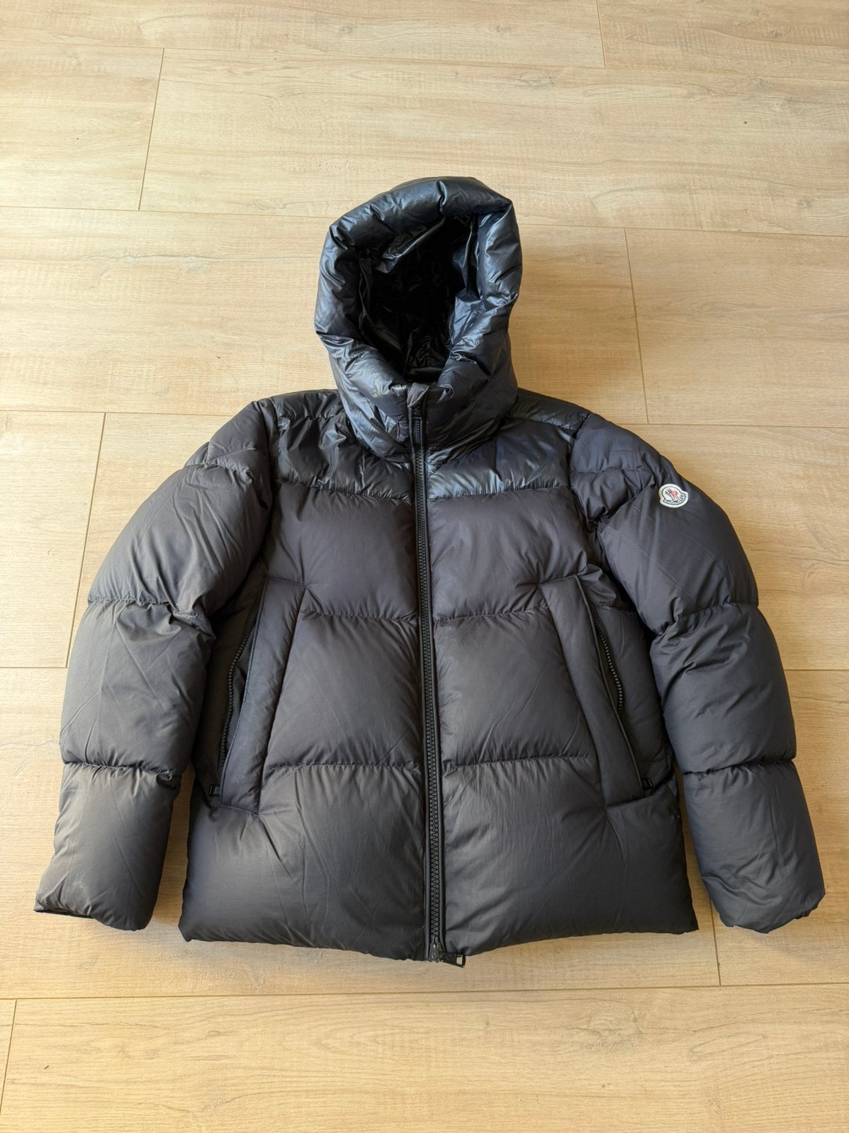 Moncler winterjas origineel €220,- MOET WEG, Ophalen of Verzenden, Zo goed als nieuw, Zwart