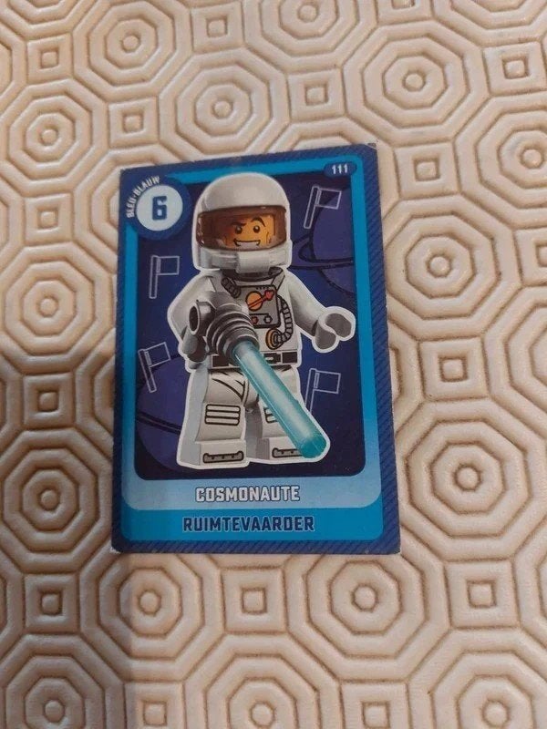 Lego / Verzamelkaart / Ruimtevaarder, Kinderen en Baby's, Ophalen of Verzenden, Zo goed als nieuw, Overige typen, Lego