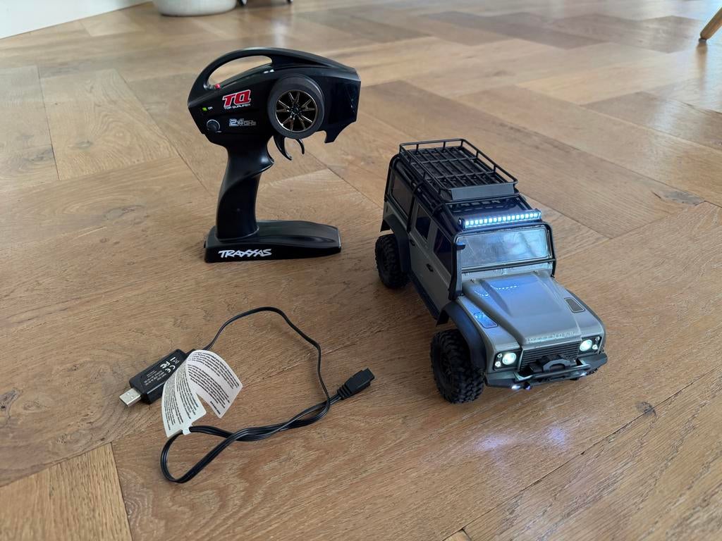 Traxxas TRX4m incl. lichtset & Injora lichtbalk ZGAN, Auto offroad, Zo goed als nieuw, RTR (Ready to Run), Overige schalen