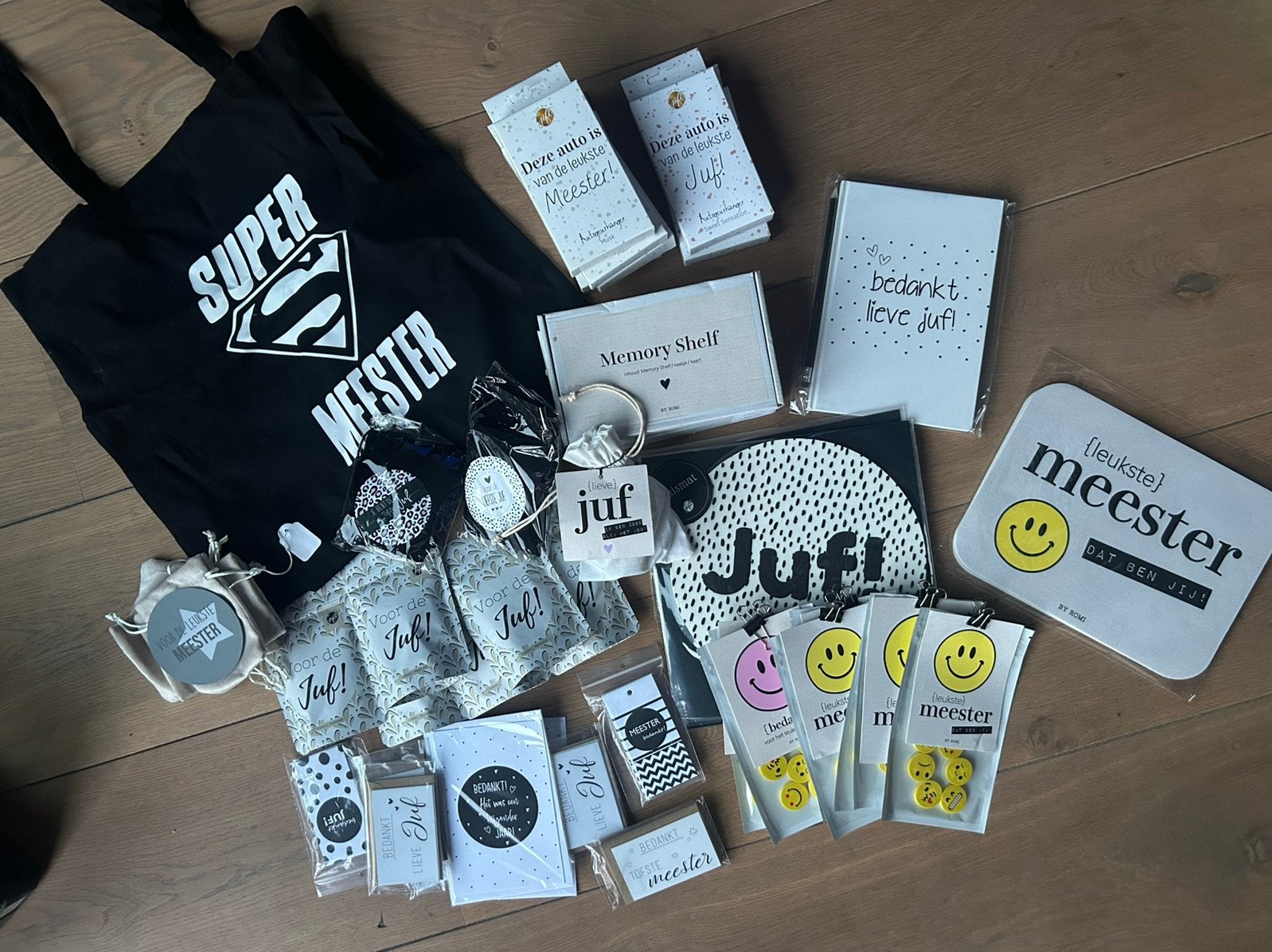 Partij juf/meester cadeautjes, Ophalen of Verzenden, Nieuw