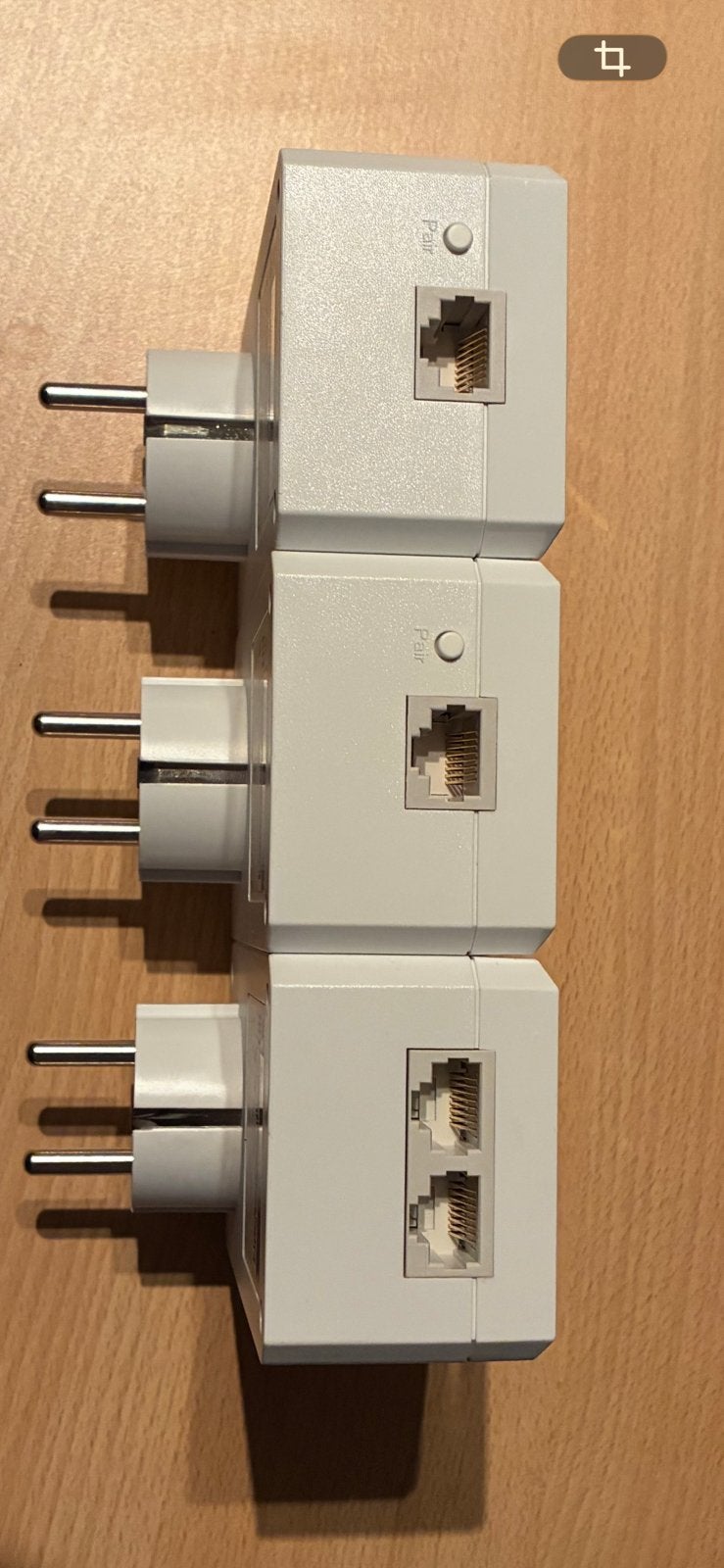 3x AV1000 gigabit powerline adapters, Computers en Software, Powerlines, Ophalen, Gebruikt