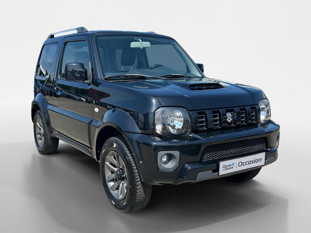 Suzuki Jimny 1.3 Exclusive |4WD| Airco| stoelverwarming| 12, Auto's, Suzuki, Gebruikt, 4 stoelen, Zwart, 14 km/l