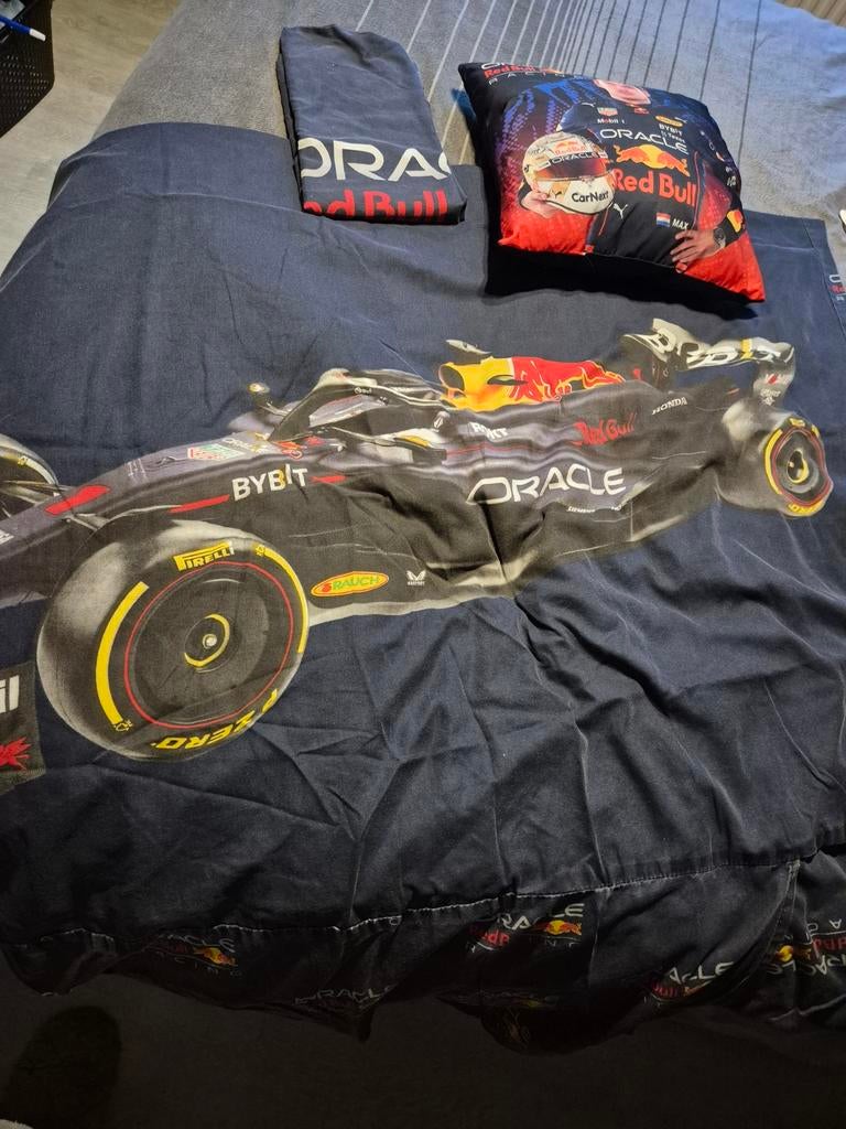 1 pers overtrek van max verstappen, Ophalen of Verzenden, Jongetje of Meisje, Dekbedovertrek