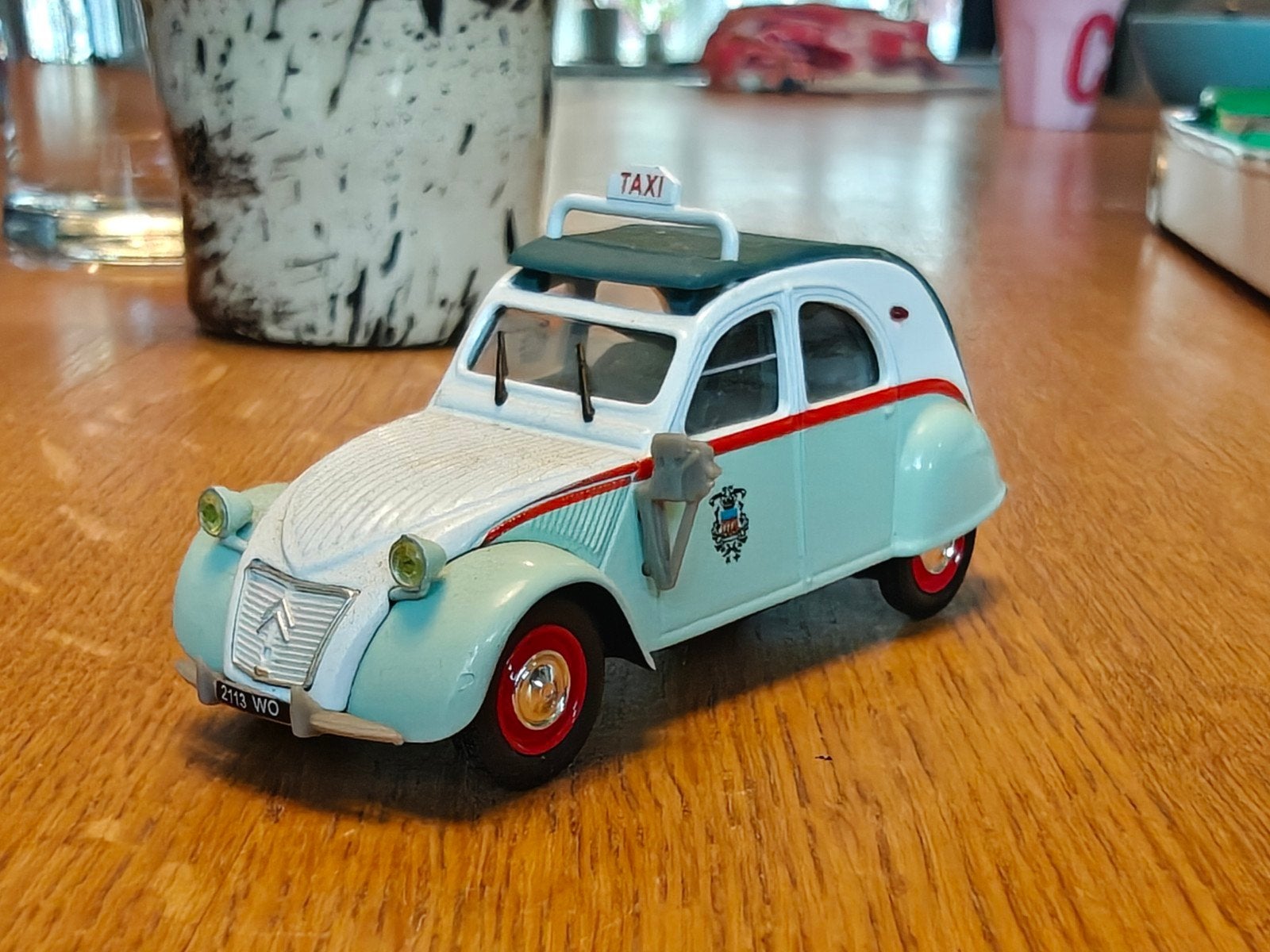 Norev Citroen 2CV AZL Taxi EEND, Ophalen of Verzenden, Nieuw, Auto