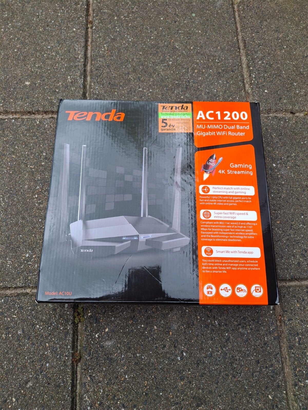 Tenda AC1200 MU-MIMO Dual Band Gigabit WiFi Router, Ophalen, Zo goed als nieuw, Router, Tenda