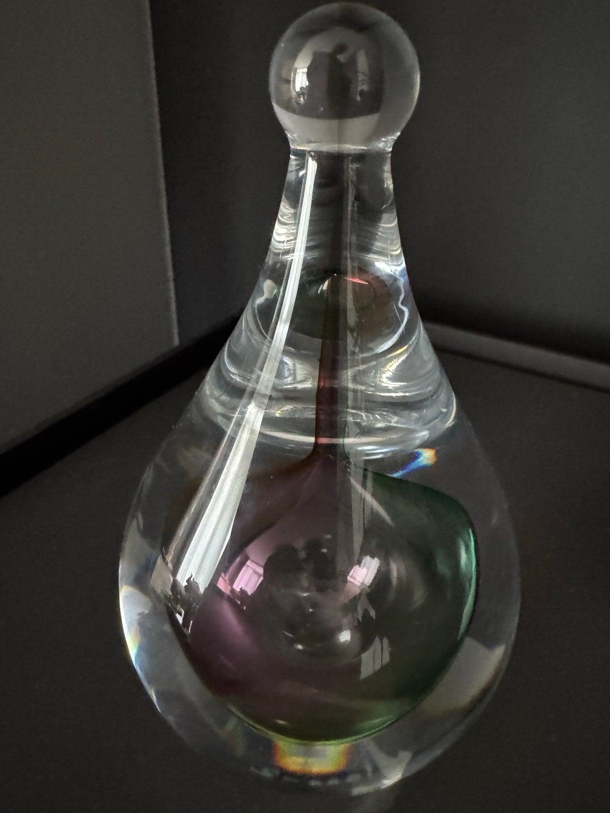Royal Leerdam serica water prisma Gesigneerd, Verzenden
