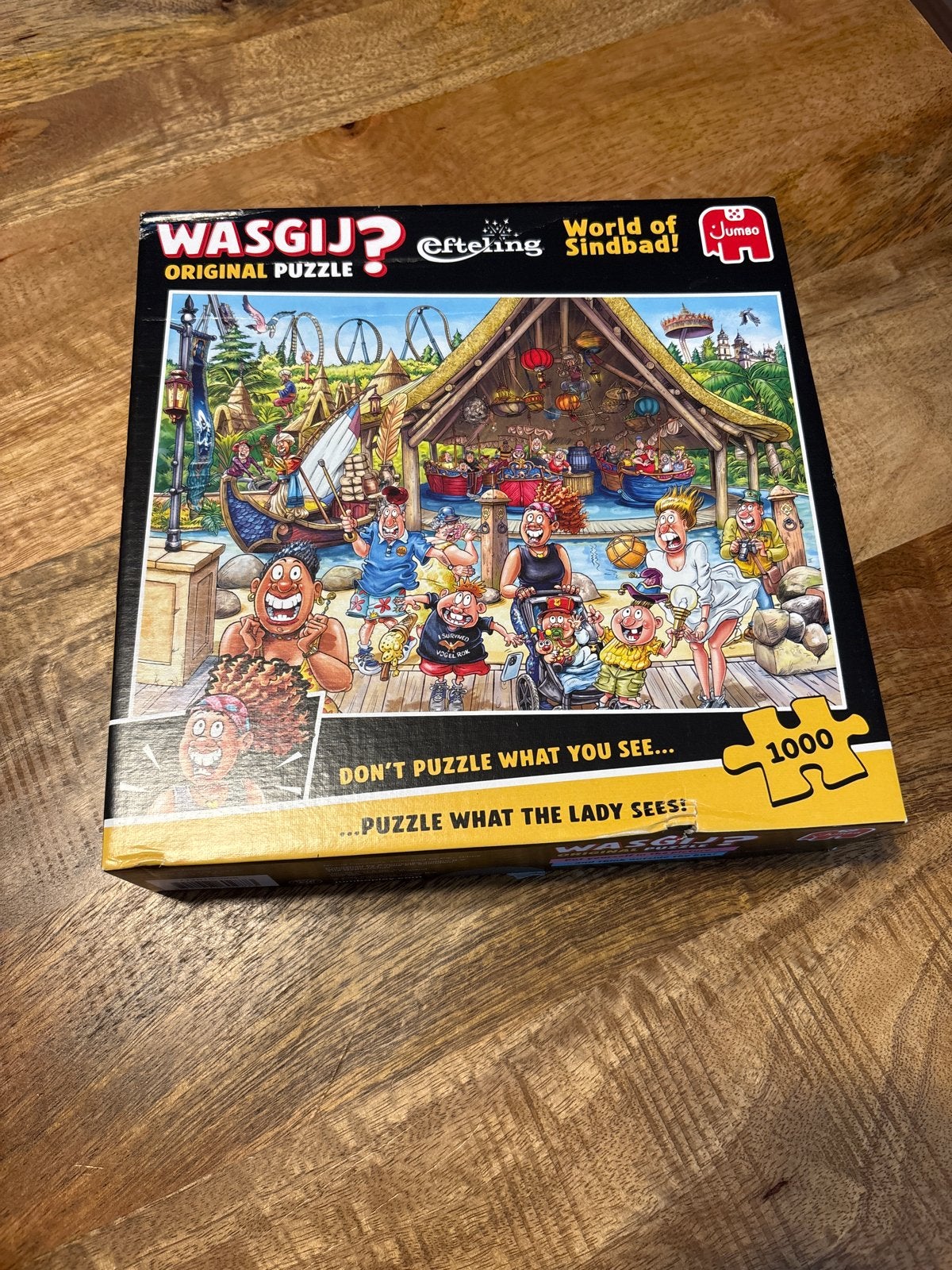 Wasgij? Original Puzzle 1000 stukjes - Efteling Sindbad, Een of twee spelers, Ophalen, Gebruikt