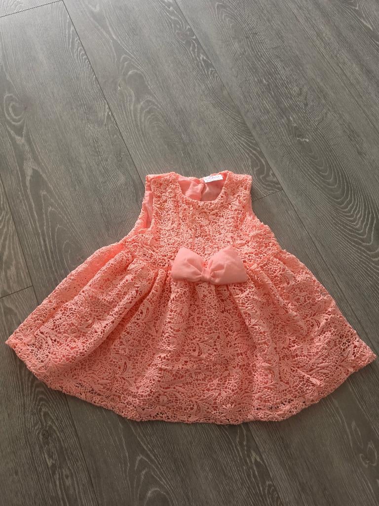babyjurk – roze kleur, maat 80, Kinderen en Baby's, Babykleding | Maat 80, Ophalen of Verzenden, Zo goed als nieuw, Meisje, Jurkje of Rokje