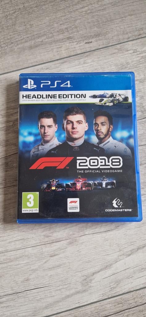 F1 2018 Headline Edition PS4 - Officiële Videogame, Online, 1 speler, Racen en Vliegen, Ophalen of Verzenden