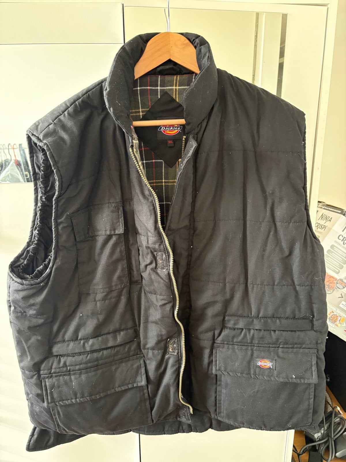 Dickies Bodywarmer Zwart - Maat 3XL, Kleding | Heren, Bodywarmers, Ophalen of Verzenden, Gedragen, Overige maten, Zwart