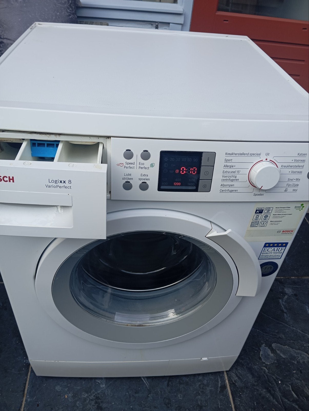 Wasmachine Bosch Logixx 8 kilo 1400, Witgoed en Apparatuur, Wasmachines, Zo goed als nieuw, 8 tot 10 kg, 85 tot 90 cm, 1200 tot 1600 toeren