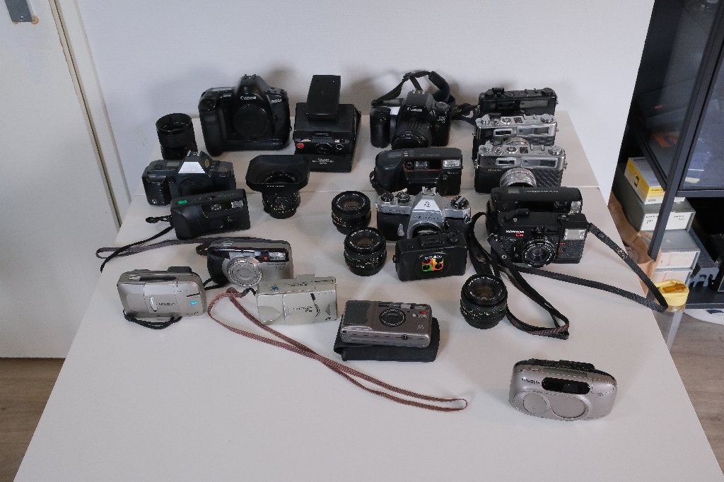 Camera-partij – Yashica, Canon, Polaroid (lees beschrijving), Audio, Tv en Foto, Verzenden, Gebruikt, Spiegelreflex, Canon