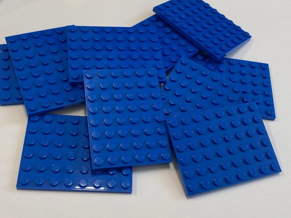 Partij 10x nieuwe 6x8 lego platen in diverse kleuren, Overige thema's, Lego, Nieuw, Ophalen of Verzenden