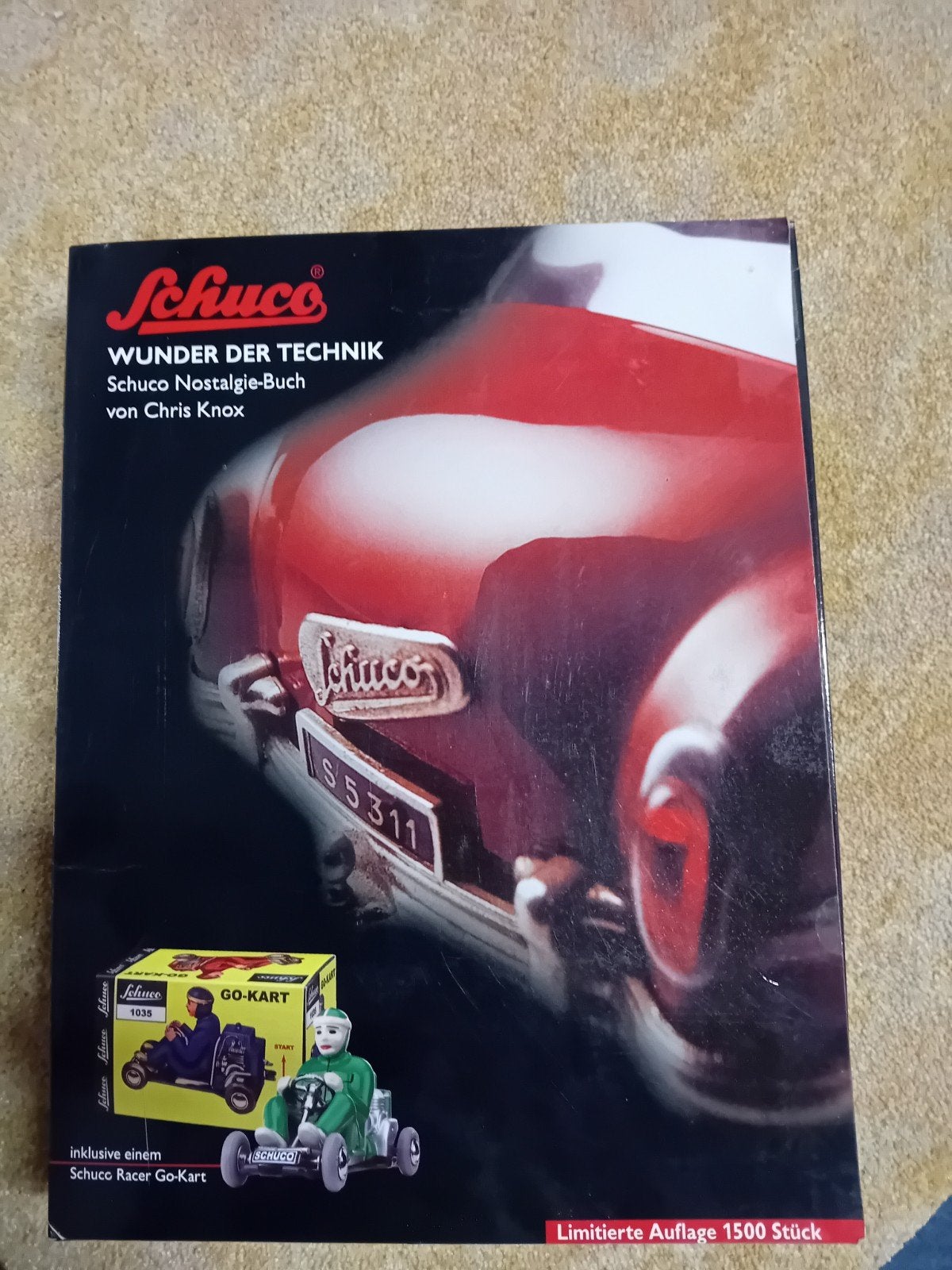 Schuco Nostalgie-Boek met Racer Go-Kart - Beperkte Oplage, Ophalen of Verzenden, Zo goed als nieuw, Algemeen, Chris Knox