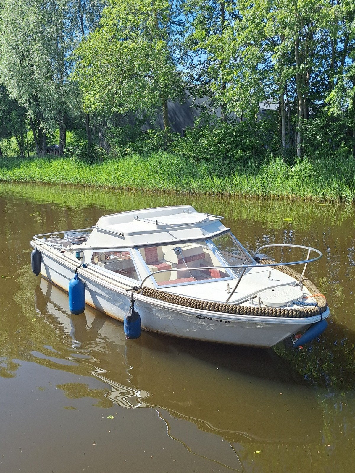 Mooie sloep set / toerboot met kap / 5 meter / yamaha 4takt, Overige merken, Gebruikt, 1.00 - 1.50 meter, 5 m