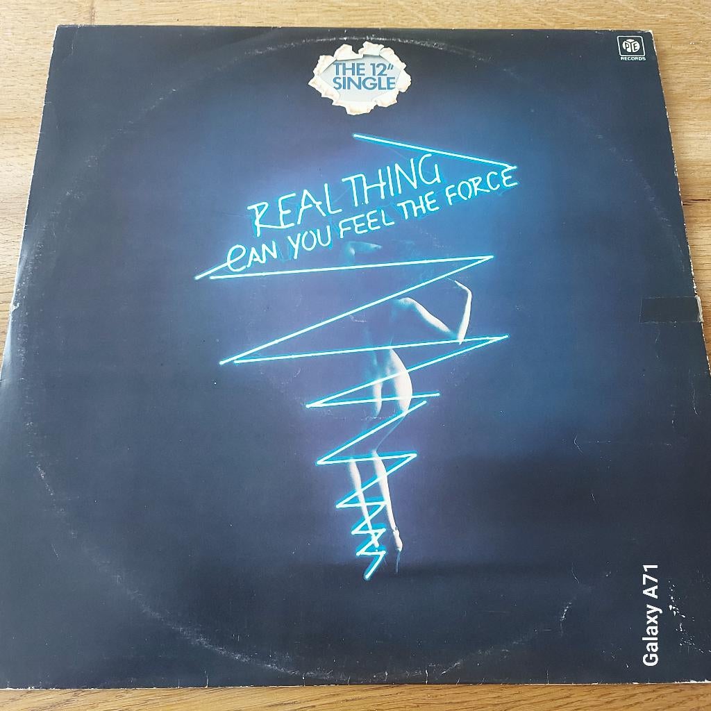 12 inch Maxisingel The Real Thing - Can You Feel The Force, Cd's en Dvd's, Vinyl | Dance en House, Gebruikt, Ophalen of Verzenden