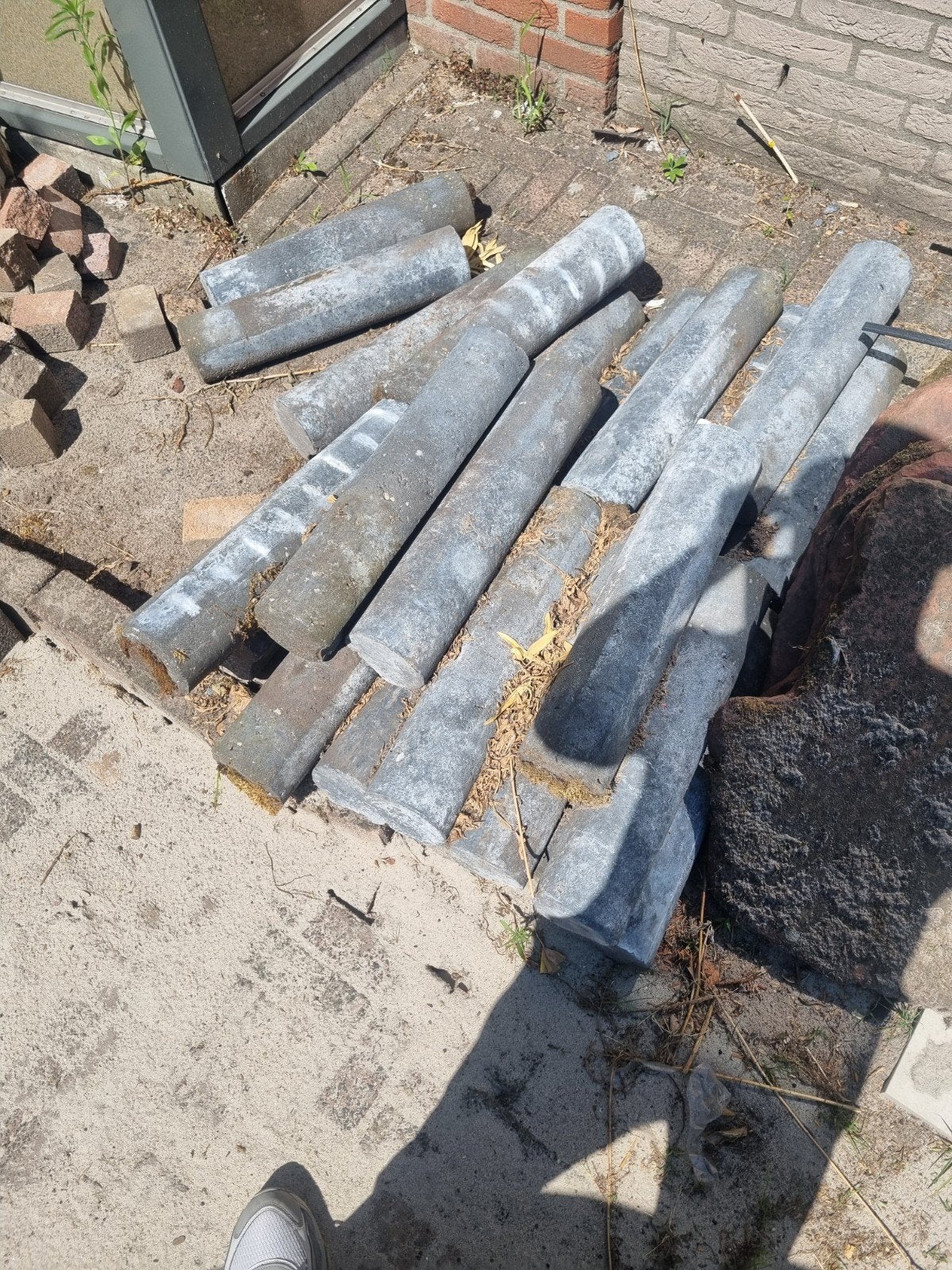Diverse bestrating en tuindecoratie, Tuin en Terras, Tegels en Klinkers, Gebruikt, Overige typen, Ophalen of Verzenden, Minder dan 5 m²
