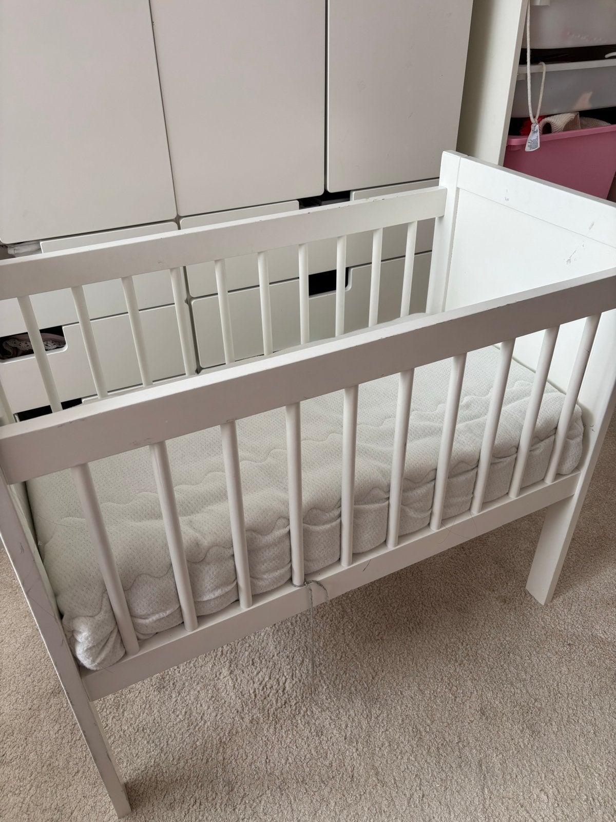 Wieg met matras, Kinderen en Baby's, Ophalen, Gebruikt, Ledikant
