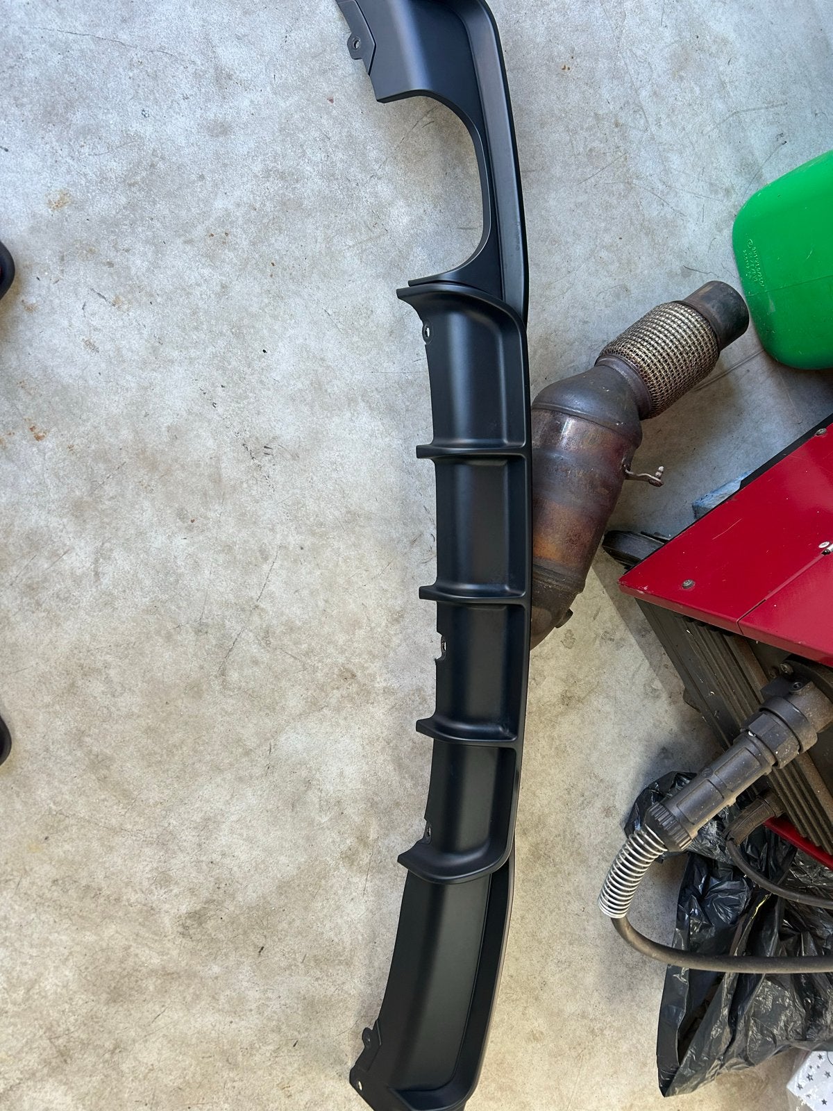 Achterbumper Diffuser -bmw f31 met m pakket, Auto-onderdelen, Ophalen of Verzenden, Gebruikt, Universele onderdelen