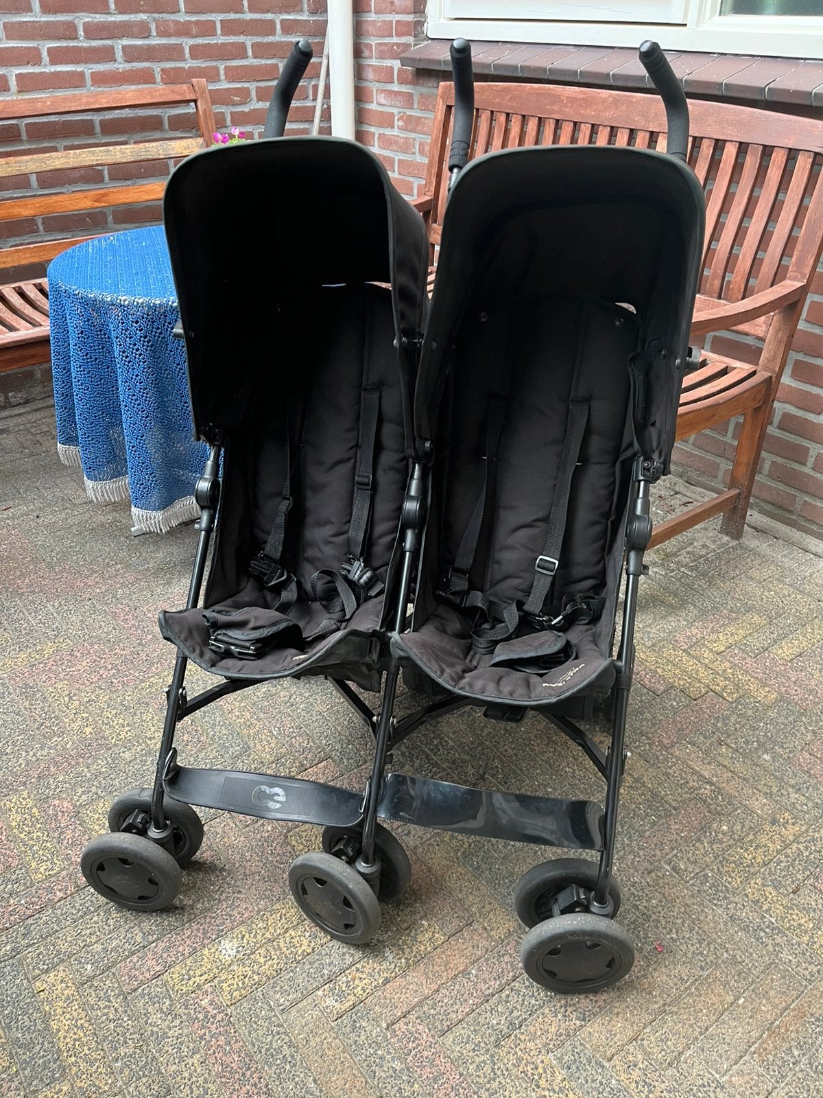 Koelstra tweeling buggy, Kinderen en Baby's, Buggy's, Ophalen, Gebruikt, Koelstra
