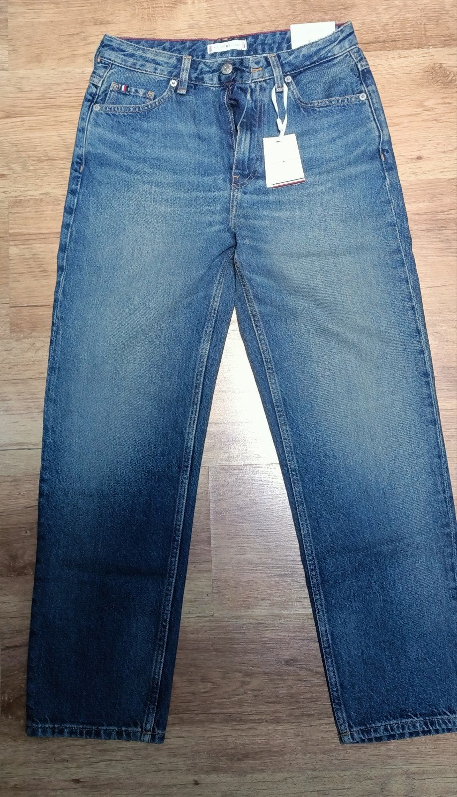Nieuwe Tommy Hilfiger Classic Straight Jeans, Blauw, Overige jeansmaten, Nieuw, Ophalen of Verzenden