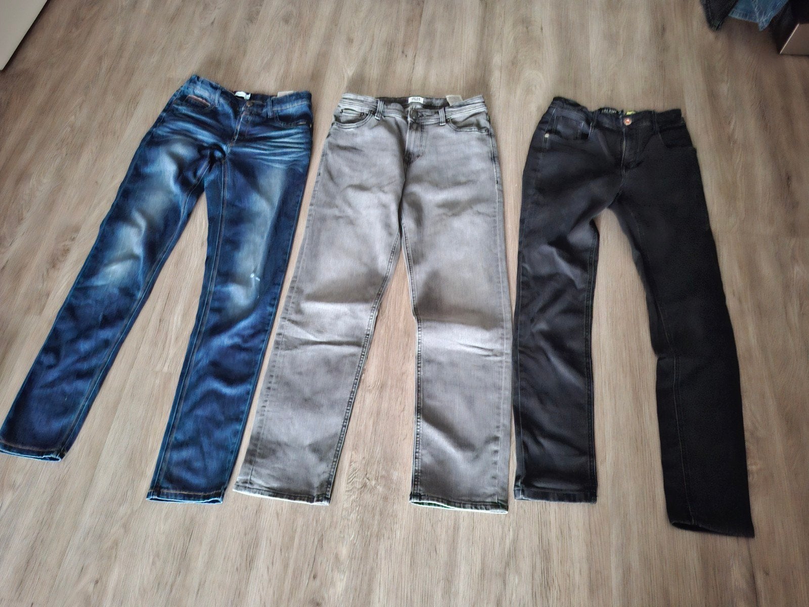 3x Jongens Jeans Maat 164, Broek, Gebruikt, Ophalen of Verzenden, Cars