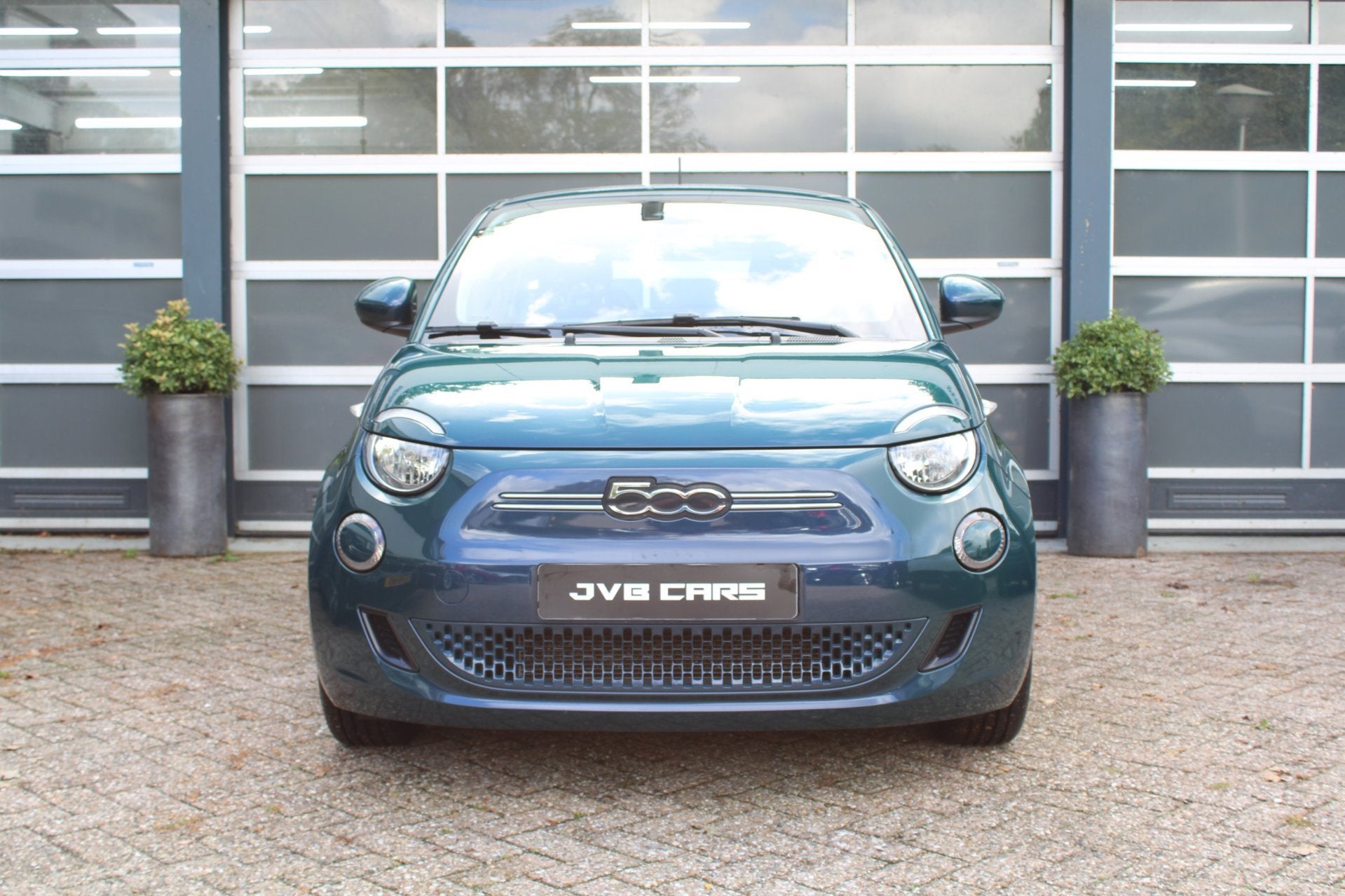 Fiat 500 Icon 42 kWh, Auto's, Automaat, Stof, Gebruikt, Zwart
