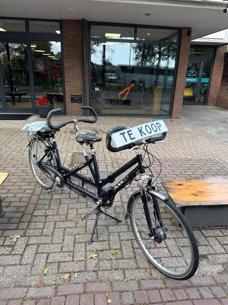 Mooie vouwbare tandem fiets te koop, 53 tot 57 cm, Minder dan 10 versnellingen, Gebruikt, Velgrem