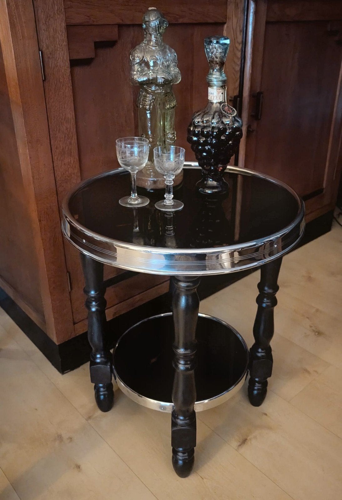Rokers/dranken tafeltje, Ophalen of Verzenden, Rond, Minder dan 55 cm, 45 tot 60 cm