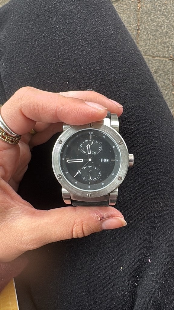 Storm horloge special edition S 7 1576, Overige merken, Overige materialen, Leer, Polshorloge