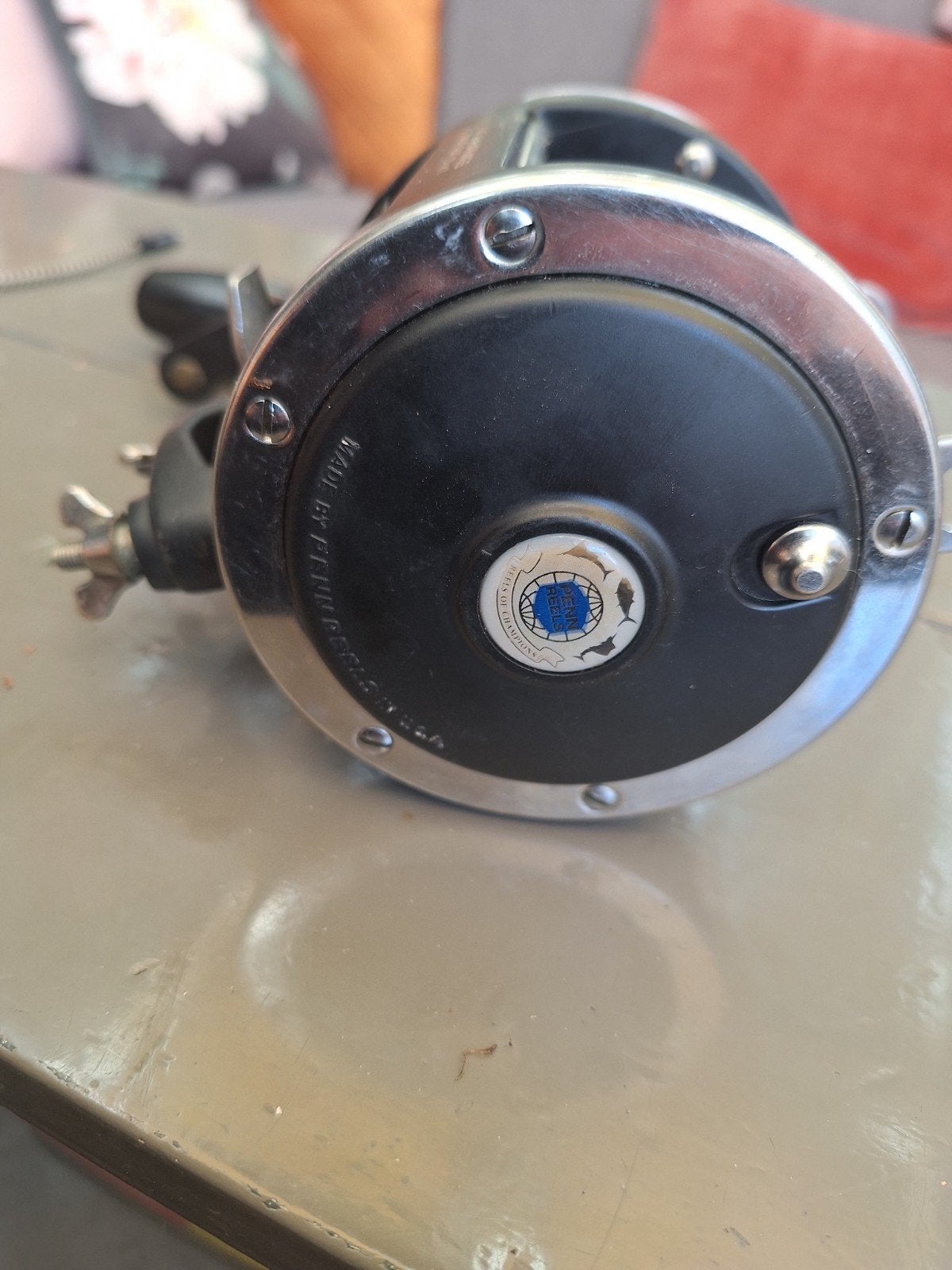 Penn 245LD Graphite Lever Drag Vis molen, Ophalen of Verzenden, Gebruikt, Molen